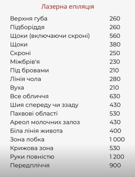 Где сделать лазерную эпиляцию в Виннице до лета? Обзор центров и прайс