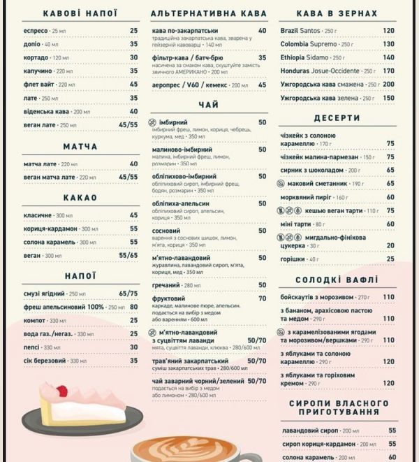 Вкусный Ужгород: какие заведения стоит посетить во время гастротуры