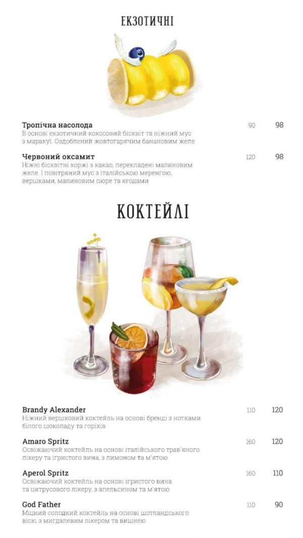 Список популярных ресторанов Львова с панорамным видом