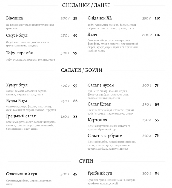 Вегетарианские/веганские кафе Франковска